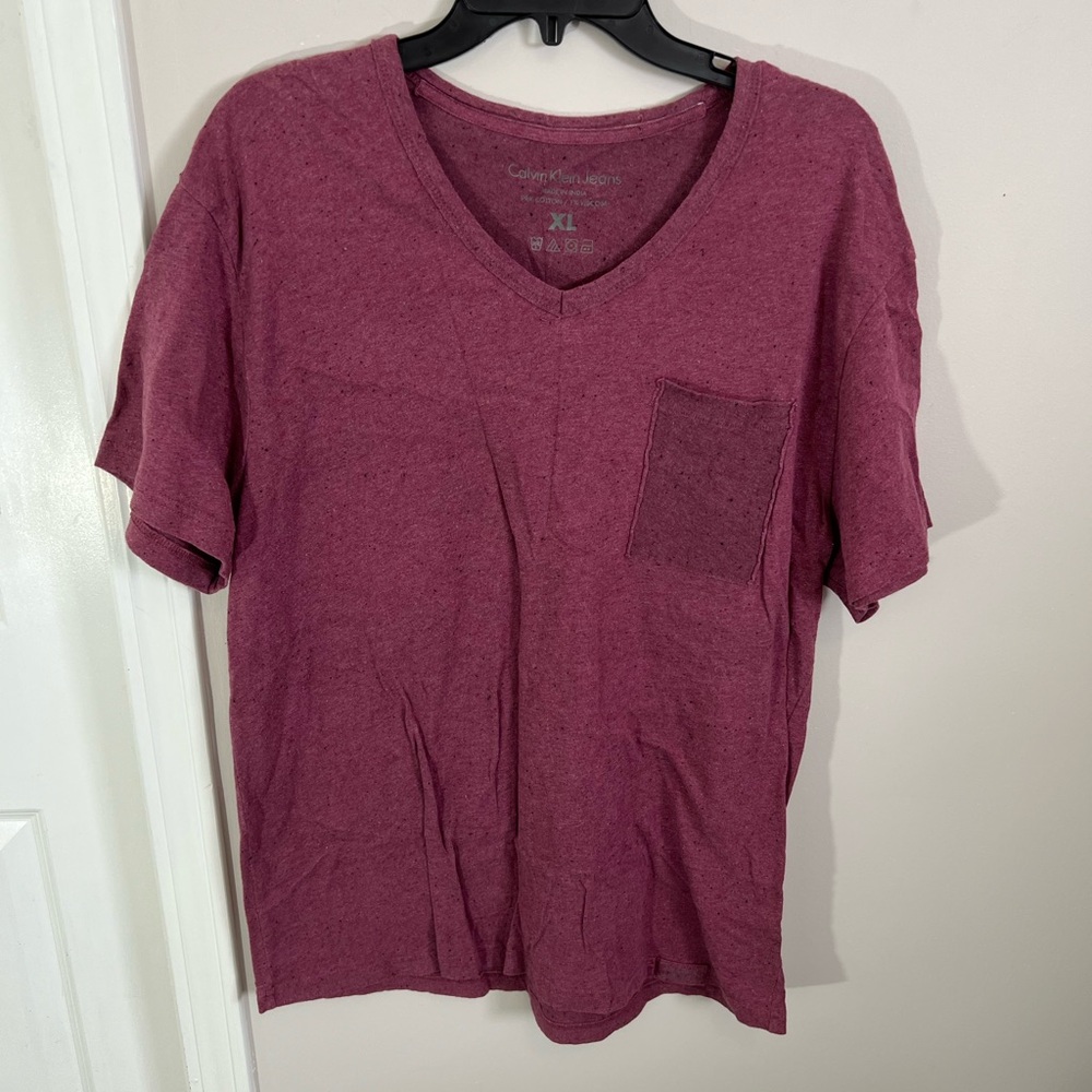 Calvin Klein Jeans V-Neck Mens Tee